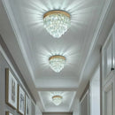 LED Crystal Corridor Light - Modern Red Rotating Entrance Ceiling Wardrobe Ljojo