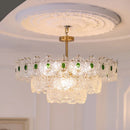 Emerald Green Glass Chandelier for Bedroom and Living Room by Ljojo