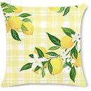Ljojo Lemon Fruit Series Cushion Cover 45x45cm Home Decorative Pillowcase
