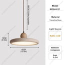Travertine Kitchen Island Pendant Light Nordic Dining Table Hanging Lamp by Ljojo