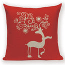 Elk Snowflake Santa Claus Gloves Christmas Pillowcase by Ljojo