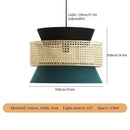 Wabi Sabi Cloth Pendant Lamp Modern Chandelier for Restaurant Hotel Living Room by Ljojo