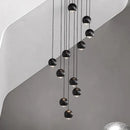 Ljojo LED Pendant Light Chandeliers for Living Room Staircase Indoor Lighting