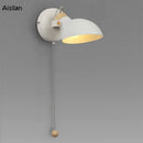 Ljojo Matte Metal Directional Wall Lamp with Replaceable E14 Bulb.