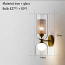 Clear Glass Wall Light Modern Bathroom Bedroom Sconce E27 G9 Ljojo Lighting Fixtures
