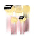 Ljojo 30-Piece Stainless Steel Cutlery Set for Kitchen Tableware