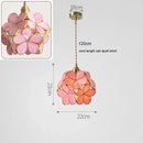 LED Wall Light Fixture Pink Glass Bar Restaurant Bedroom Lamp Sconce by Ljojo