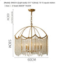 American Crystal Chandelier Bedroom Lamp French Luxury Tassel Designer Ljojo