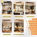 Ljojo Terrazzo Pendant Lamp Natural Stone LED Mid-Century Luxury Foyer KitchenBar Home