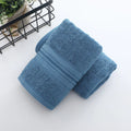 Ljojo Luxury Embroidered Bamboo Bath Towel Set - Green/Coffee/Cream - Personalized