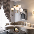 Ljojo Modern Round Metal LED Pendant Light | Nordic Stylish Home Decoration Chandeliers