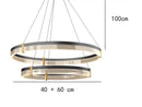 Modern Acrylic Pendant Light for Living Room - Luxurious Glossy Chandelier by Ljojo