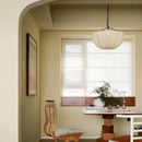 Nordic Minimalist Wabi Sabi Fabric Pendant Lamp Chandelier for Living Room by Ljojo