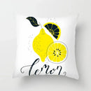 Lemon Pattern Summer Cushion Cover for Sofa Decor by Ljojo