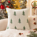 Embroidered Gingerbread Man Boucle Pillow Cover for Ljojo Home Décor
