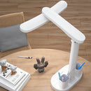 LED Clock Table Lamp USB Chargeable Dimmable Foldable Desk Lamps by Ljojo - Study Lighting