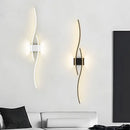 Ljojo LED Wall Lights in Black Gold White for Bedroom Corridor Balcony