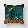 Golden Tree Forest Pillow Case by Ljojo: Car/Home Sofa Bed Decor, 45x45cm Decorative Cushion Cover