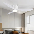 Ljojo 42/52 Inch Smart Ceiling Fan Light Remote Control Chandelier for Modern Living Room