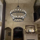 Ljojo Luxury LED Ceiling Chandelier for Modern Living Room & Dining Area