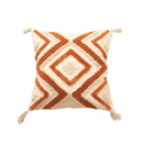 Chenille Tufted Boho Pillow Case with Tassels - Ljojo Brand