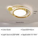 Minimalist Ring LED Ceiling Lamp for Bedroom | Modern Indoor Lighting Fixture by Ljojo