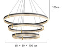 Modern Acrylic Pendant Light for Living Room - Luxurious Glossy Chandelier by Ljojo