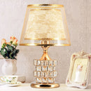 Golden Crystal Table Lamp - European Luxury Style - Ljojo Brand