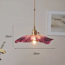 Nordic Purple Glass LED Pendant Lights - Elegant Chandelier for Kitchen & Dining Room by Ljojo
