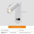 Ljojo LED Wall Lamp Sconce with Switch Black Bronze Creative USB for Bedroom