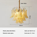 Luxury Colorful Glass E14 Pendant Lights Retro Art Chandeliers by Ljojo
