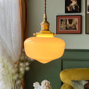 Milky White Glass Pendant Lamp Ceiling Suspension Hanging Light by Ljojo