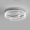 Modern Minimalist LED Ceiling Chandelier Cream Eye Protection Pendant Light by Ljojo for Bedroom Dinning Lighting