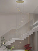 Ljojo Loft Villa LED Chandelier for Living Room - Ceiling Hanging Lamp