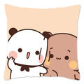 Cute Panda Bears Printed Pillow Case for Sofa Decoration by Ljojo