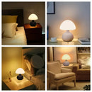 Dimmable Mushroom LED Table Lamp USB Powered | Modern Minimalist Home Desktop Lighting by Ljojo