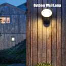 Ljojo 12W Outdoor Wall Lamp - Motion Sensor LED Aluminum Sconce, Waterproof IP65
