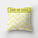 Blue Elk Geometric Pillow Case Cover by Ljojo - Fresh Animal Print Home Decoration