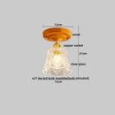 Ljojo LED Ceiling Lights: Modern Nordic Style Aluminum Glass Lamp for Indoor Living Room