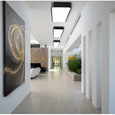 Ljojo LED Ceiling Lamp Dimmable Surface Mount Panel - Bright Modern Fixture for Bedroom Kitchen Living Room