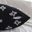 Ljojo 30x50 Black Cushion Covers for Sofa, Chair, and Bed Decor