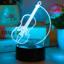 3D Violin Night Light for Bedroom Study Studio Decoration | Perfect Gift from Ljojo