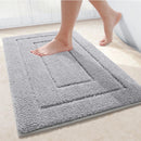 Ljojo Microfibre Non-Slip Bath Rug - Water Absorbent and Washable