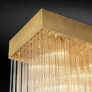 Gold LED Chandelier Light Crystal Luxury Large Lamp for Living Room by Ljojo