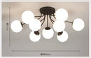 LED Chandelier Pendant Lamp Modern Nordic Hanging Light for Living Room Bedroom Dining Ljojo