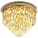 LED Crystal Corridor Light - Modern Red Rotating Entrance Ceiling Wardrobe Ljojo