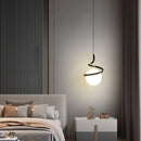 Nordic Bedroom Headboard Pendant Light Modern Minimalist Luxury Bedside Lamp by Ljojo
