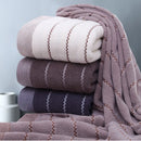 Ljojo 3-Piece Cotton Towel Set: Large Bath, 2 Hand Towels - Soft, Plush & Absorbent