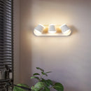 Ljojo LED Swivel Wall Sconces, Aluminum Up Down Light, 3000K Warm White, 6500K White