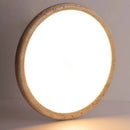 Natural Stone LED Ceiling Light for Living Room - Nordic Yellow Cave Stone Lamp by Ljojo